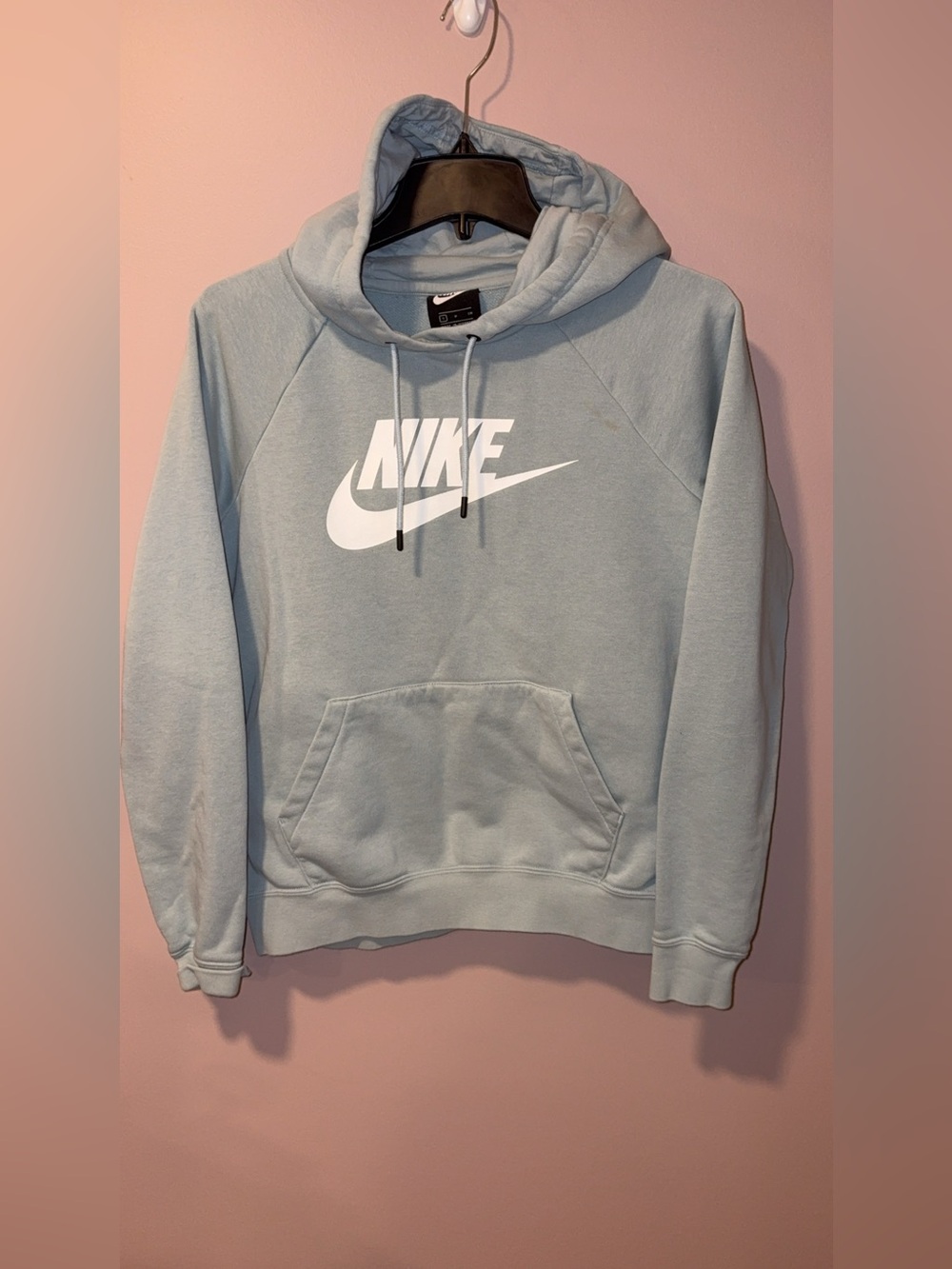 Women’s Nike Pullover Hoodie with White Logo size small